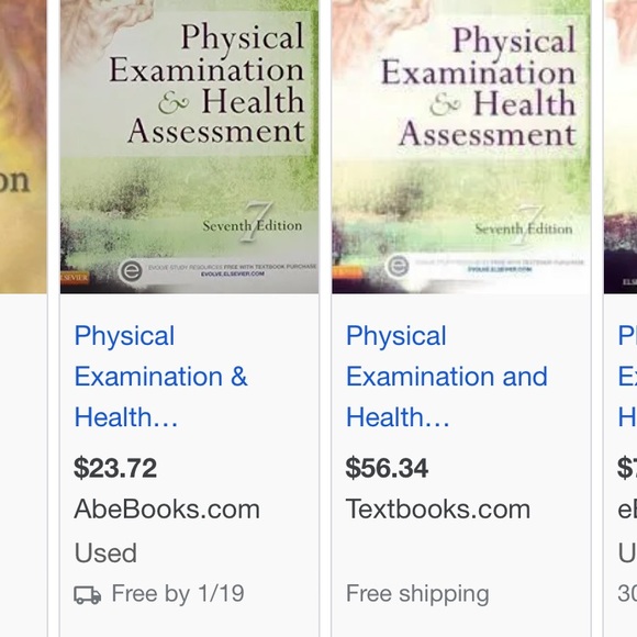 Jarvis physical examination &health assessment hardback used - Picture 6 of 6